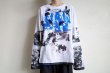 画像2: CILANDSIA  　one-off BIG L/S TEE white・C (2)