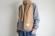 画像5: RELAX FIT       リラックスフィット ”FLEECE MUFFLER MINNEAPOLIS”・キャメル×グリーン　東海道線 (5)