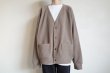 画像9: stein       GRADATION PLEATS CARDIGAN・DARK BEIGE (9)