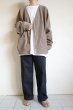 画像15: stein       GRADATION PLEATS CARDIGAN・DARK BEIGE (15)