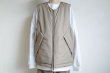 画像9: stein       REVERSIBLE PADDED VEST・BEIGE (9)