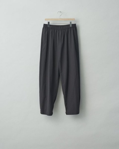 画像1: stein       WIDE EASY WINDBREAKER TROUSERS・BLACK (1)