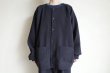 画像8: stein       GRADATION PLEATS CARDIGAN・DARK NAVY (8)