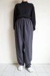 画像11: stein       WIDE EASY WINDBREAKER TROUSERS・BLACK (11)