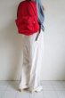 画像11: RELAX FIT       リラックスフィット ”ONE-SHOULDER DAYPACK”ワンショルダーナイロンデイパック・レッド (11)