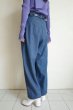 画像7: HeRIN.CYE       2tuck trousers pants・BLUE (7)