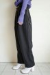 画像6: HeRIN.CYE       2tuck trousers pants・BLACK (6)