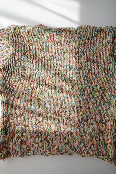 画像1: WATARU TOMINAGA       hand knitted lowgauge sweater