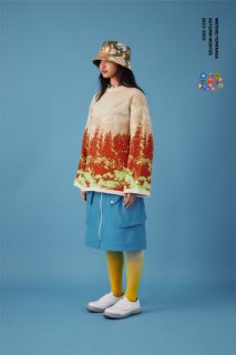 WATARU TOMINAGA hand knitted multicolored sweater - tity