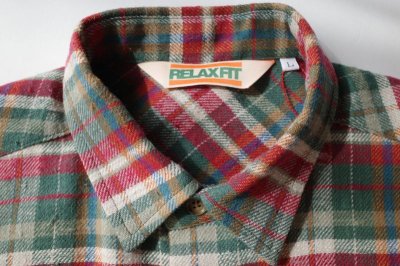 画像2: RELAX FIT       リラックスフィット ”MACRIB Flannel shirt”ネルシャツ・グリーンチェック