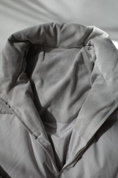 画像2: stein       OVERSIZED REVERSIBLE DOWN JACKET・LT.GREY