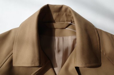 画像1: Blanc YM       short trench coat・brown