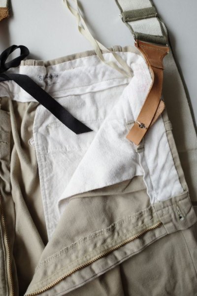 画像3: slopeslow "renew"      Drawstring shinos knickrbockers with suspenders