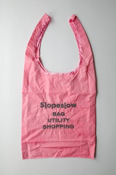 画像1: slopeslow  Packable shopping bag・pink (1)