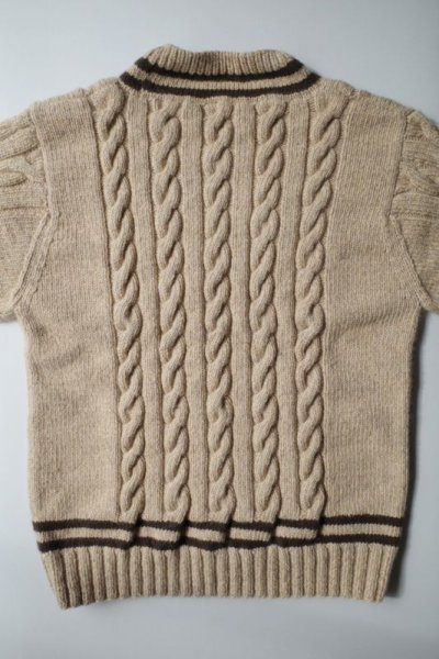 画像1: slopeslow       Cashmer HAND cricket sweater