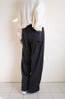 画像15: RELAX FIT       リラックスフィット ”CUBA Jersey pants“・ブラック (15)