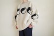 画像16: MacMahon Knitting Mills       Line Yin&Yang Crew Ncek Knit・WHITE (16)