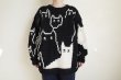 画像10: MacMahon Knitting Mills       Crew Ncek Knit Cats・BLACK (10)