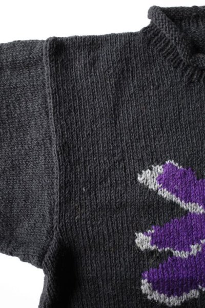 画像3: MacMahon Knitting Mills       ×niche All Roll Knit Flower・PURPLE