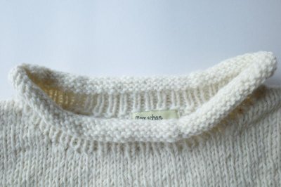画像2: MacMahon Knitting Mills       ×niche All Roll Knit Flower・white