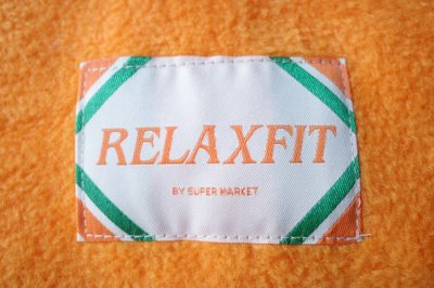 画像1: RELAX FIT       リラックスフィット ”FLEECE MUFFLER MINNEAPOLIS”・オレンジ×グリーン