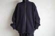 画像7: stein       OVERSIZED DRIVERS KNIT ZIP JACKET・DARK NAVY (7)