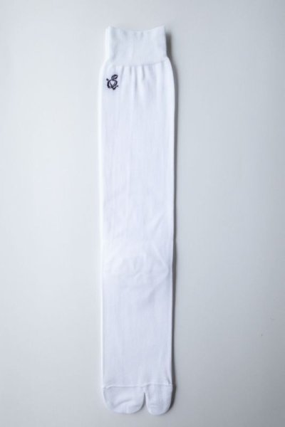 画像1: sulvam       サルバム ”socks”タビ型ロングソックス・ホワイト