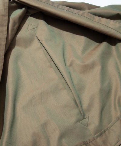 画像1: KYOU       "PHOENIX" Vintage Gabardine Double Sleeve Coat・BEIGE