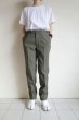 画像12: KYOU       "RITH"  Reproduced Poly Twill Trousers・OLIVE (12)