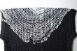 画像6: Khéiki      30%OFF  Printed Panel Sweater・Black (6)