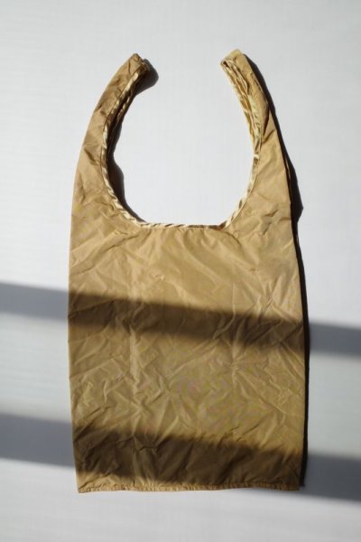 画像1: slopeslow Packable shopping bag・camel