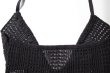 画像8: Mediam       Knit Lace Halter Tops・BLACK (8)