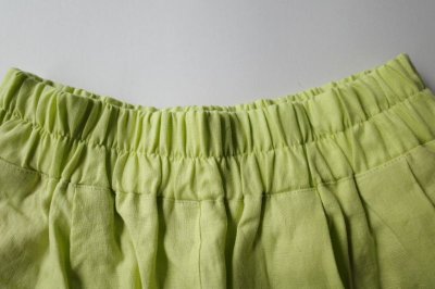 画像1: Mediam       Linen shalwar Pants・BRIGHT GREEN