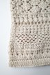 画像4: MacMahon Knitting Mills       Crochet Cardigan - SOLID・NATURAL (4)
