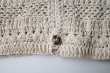 画像5: MacMahon Knitting Mills       Crochet Cardigan - SOLID・NATURAL (5)