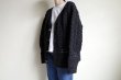画像17: MacMahon Knitting Mills       Crochet Cardigan - SOLID・BLACK (17)