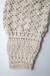 画像6: MacMahon Knitting Mills       Crochet Cardigan - SOLID・NATURAL (6)