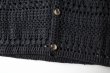 画像5: MacMahon Knitting Mills       Crochet Cardigan - SOLID・BLACK (5)