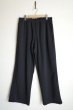 画像2: RELAX FIT       リラックスフィット ”CUBA Jersey pants“・ブラック (2)