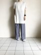 画像16: HeRIN.CYE       Side slit tops・OFFWHITE (16)