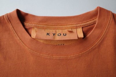 画像1: KYOU       "TEE-NS".02 Fringe Embroideried Short Sleeve T