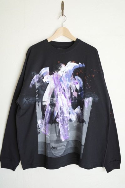 画像1: CILANDSIA  　ONE-OFF LONG SLEEVE TEE・K (1)