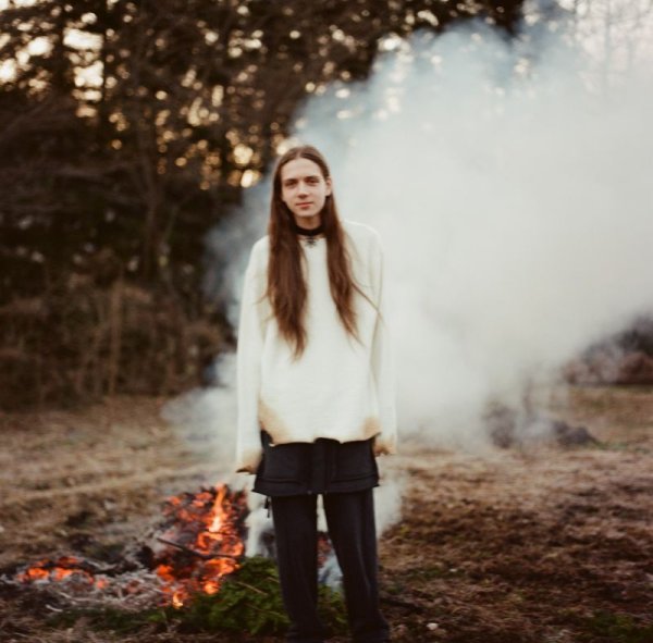 Fujimoto Burned Sweat Shirts with Wings・WHITE - tity
