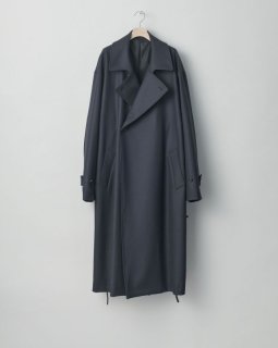 stein OVERSIZED LAYERED SINGLE COAT・DARK CHARCOAL - tity