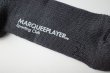 画像7: MARQUEE PLAYER        Hybrid rib socks Hi charcoal"made in Japan" (7)