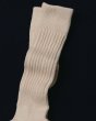 画像3: MARQUEE PLAYER        Hybrid rib socks Hi ivory white"made in Japan" (3)