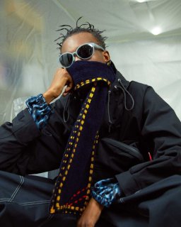 PHINGERIN〉PG1 SCARF NAVY PHINGERIN】PG1 SCARF navy | zalife