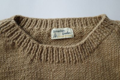 画像2: MacMahon Knitting Mills       Crew Neck Knit-Line Yin&Yang ・BEIGE