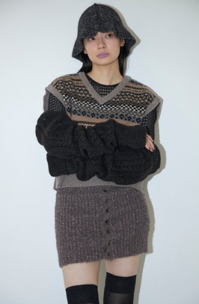 画像1: Mediam       Wool 2Way Cover (1)