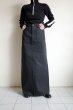 画像9: TAKAHIROMIYASHITATheSoloist.       jean look maxi skirt.・black (9)